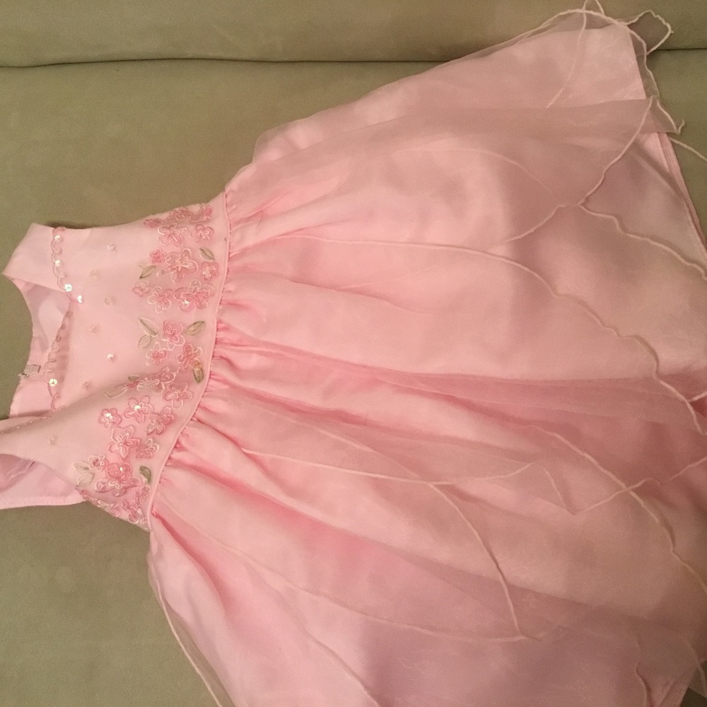 Pink dress for baby girl